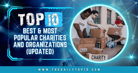 Top 10 Best & Most Popular Charities and Organizations (Updated)