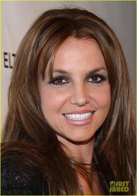 Britney Spears: Brown Hair at Elton John Oscars Party 2013: Photo ...