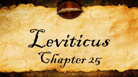 Leviticus Chapter 25 | KJV Audio (With Text) - YouTube