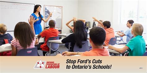 Stop Ford's cuts to Ontario's Schools | The Ontario Federation of Labour