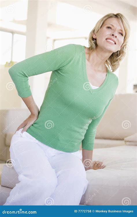 Woman With Back Pain Royalty Free Stock Photos - Image: 7772758