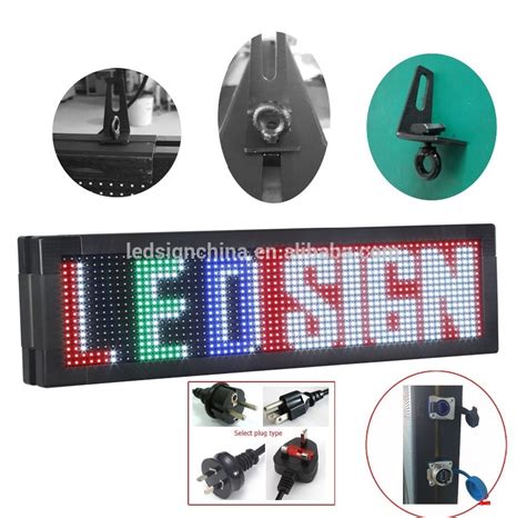 LED SIGN 40"X8" 10MM FULL COLOR-OUTDOOR AND INDOOR PROGRAMMABLE SCROLLING MESSAGE BOARD