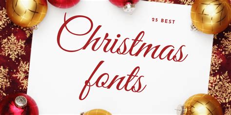 Christmas Fonts For Photoshop