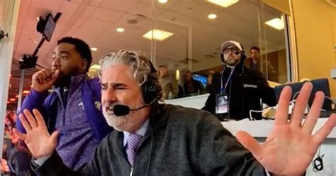 Pat McAfee on Vikings announcer Paul Allen: 'His head and his eyebrows ...