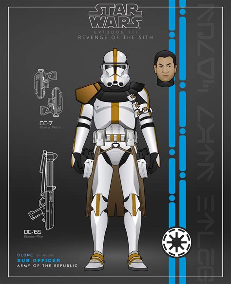 Clone Trooper, 327th Star Corps (Sub Officer) by efrajoey1 on DeviantArt