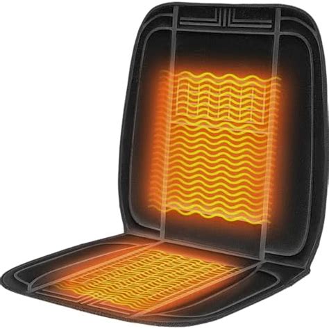 Amazon.com: CARSHION 21.3'' Wide Seat Cushion, Soft & Larger Heated Seat Cover for Winter/Cold ...