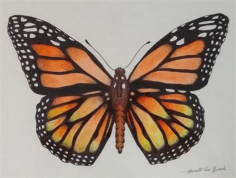 Monarch Butterfly Painting