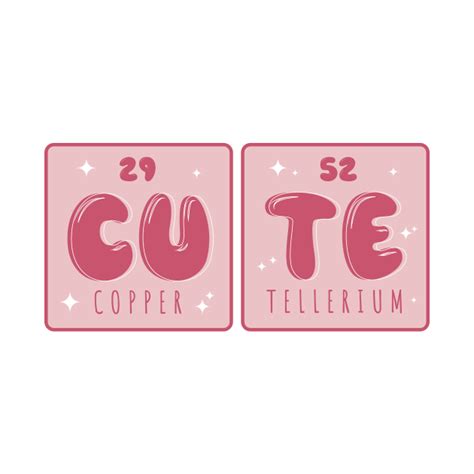 Cute Periodic Table of Elements - Periodic Table - T-Shirt | TeePublic