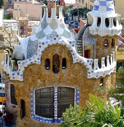 Antonio Gaudi's House, Park Guell in Barcelona, Spain. One of my ...