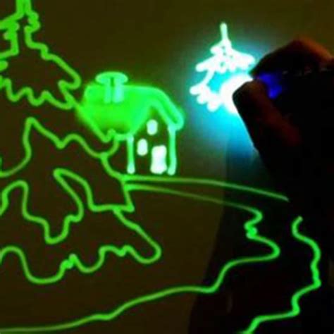 A4 Night Light Drawing Board Set Magic Draw with Light Kids Baby Educational Writing Paint Toy ...
