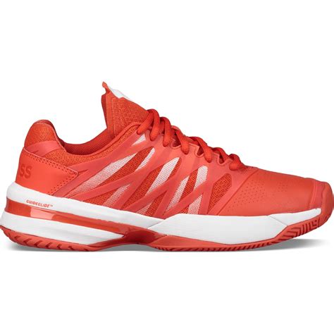 K-Swiss Womens Ultrashot Tennis Shoes - Fiesta/White - Tennisnuts.com