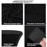 Vankcp 6 Pack Cocktail Table Covers,Black Stretch Cocktail Tablecloth ...