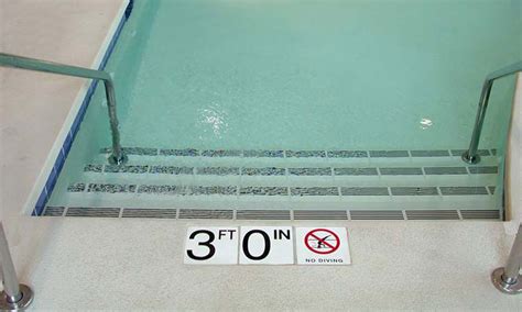 Pool Depth Marker Tiles | Automated Aquatics