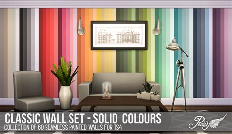 Simsational Designs: Classic Walls For TS4 - Solid Colours | Classic wall, Sims 4, Sims 4 cc ...