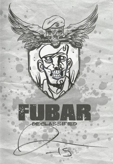 Army Zombie - FUBAR: Declassified Front Page Sketch, in Jason W Gavin's ...