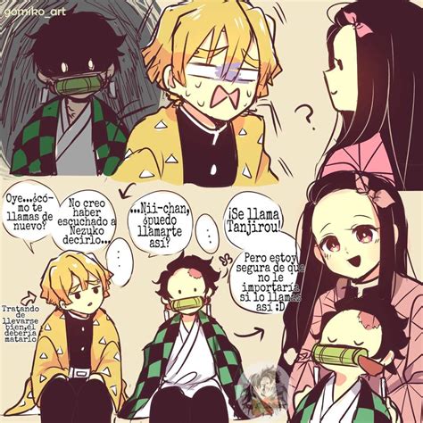 Mini comics "Zenitsu x Nezuko" | • Kimetsu no Yaiba Amino • Amino