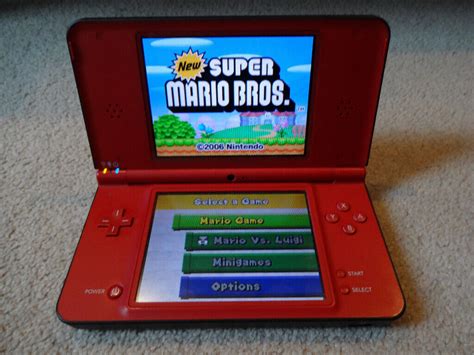 Rare Nintendo DSi Games Console - 25th Anniversary Mario Edition - Plus Super Mario Game - DS ...