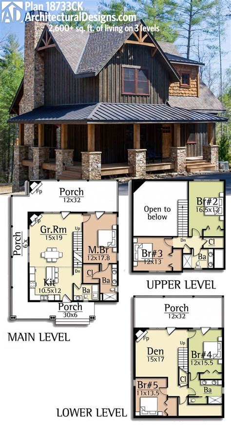Small Cabin Plans with Basement - Interior House Paint Colors Check more at http://www ...