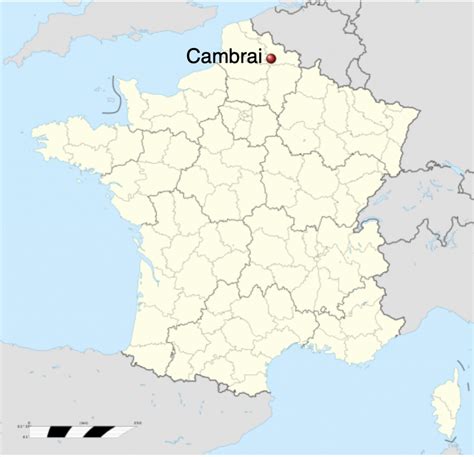 Battle Of Cambrai Battle Map