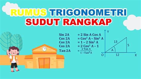 rumus trigonometri sudut rangkap kelas 11 - YouTube