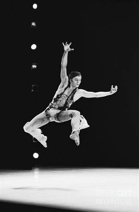 Mikhail Baryshnikov Dancing At Rehearsal by Bettmann