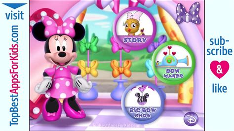 Minnie Bow Maker: Minnie Mouse Game App for Kids - Android, iPad, iPhone - video Dailymotion