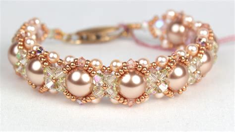 Rose Gold Pearl bracelet - Jewelry Designs By Leslie