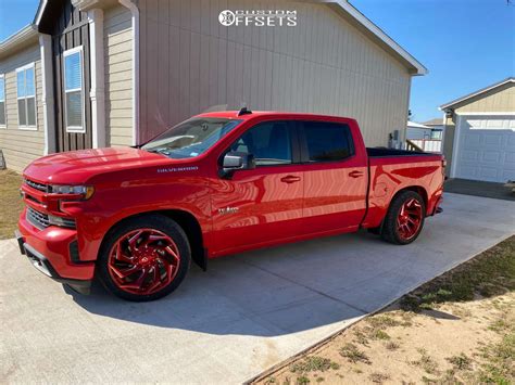 2021 Chevrolet Silverado 1500 with 22x10 -18 Fuel Reaction and 295 ...