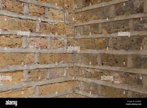 Brick Corner Wall Stock Photo - Alamy