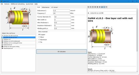 Ferrite core inductor calculator - lioalex