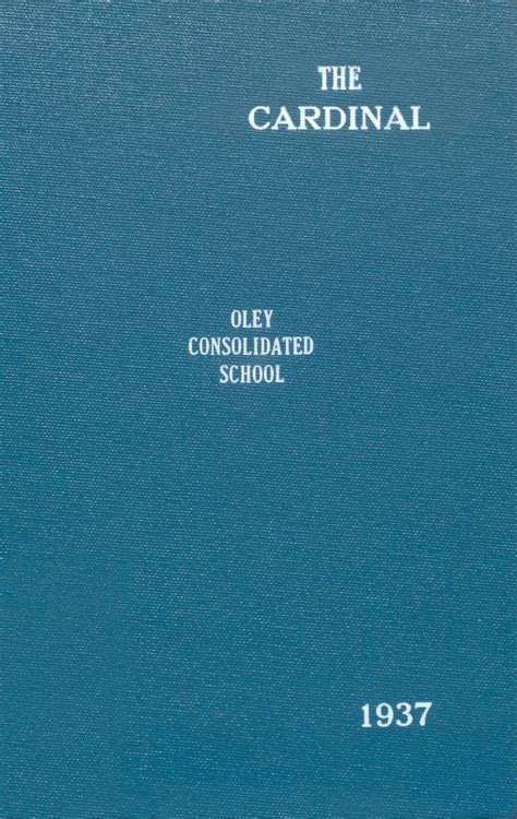 1937 yearbook from Oley Valley High School from Oley, Pennsylvania