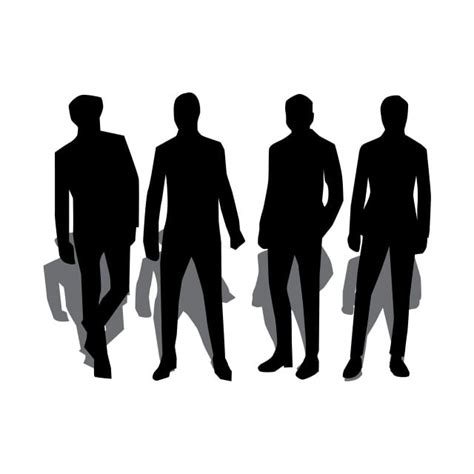 Business Man Silhouette Transparent Background, Business Man Vector Image, Business ...