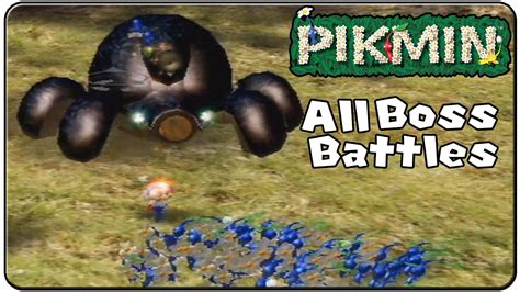 Pikmin 1 All Bosses - YouTube