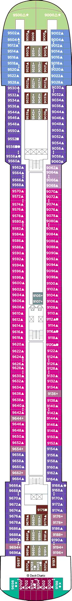 Norwegian (NCL) Pride of America Deck Plans: Ship Layout, Staterooms & Map - Cruise Critic