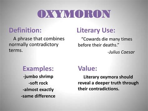 Oxymoron List