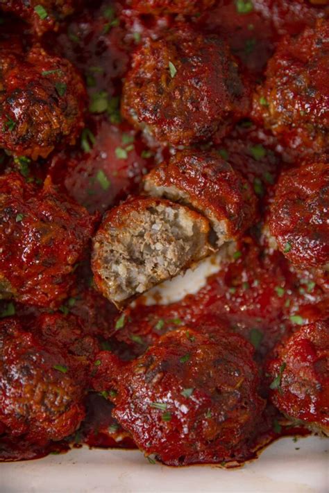 Porcupine Meatballs Recipe (mixed w/Rice) - Dinner, then Dessert