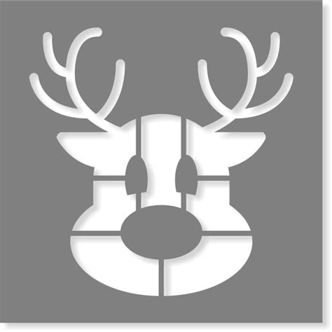 Reindeer Stencil | Multiple Sizes | Customsigns.com