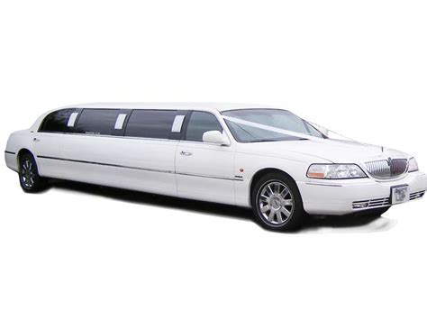 White Lincoln Town Car Stretch Limo - KAVANAGH LIMOUSINE