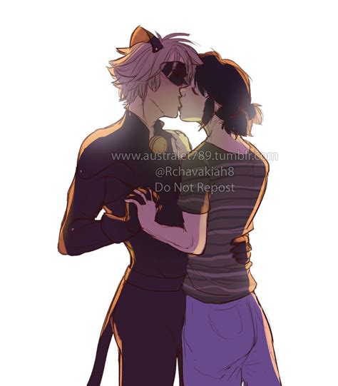 No clever caption, I just wanted to draw a Marichat kiss ¯\_(ツ ...