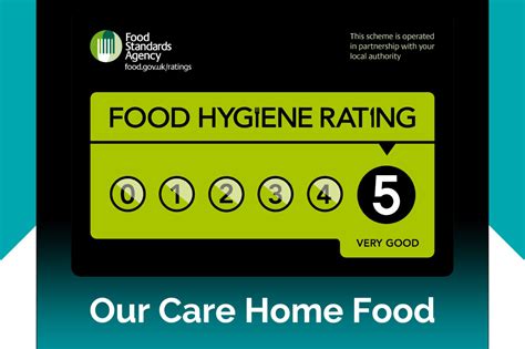 5 Star Food Hygiene Rating - Lister & Sherrington House Nursing Homes