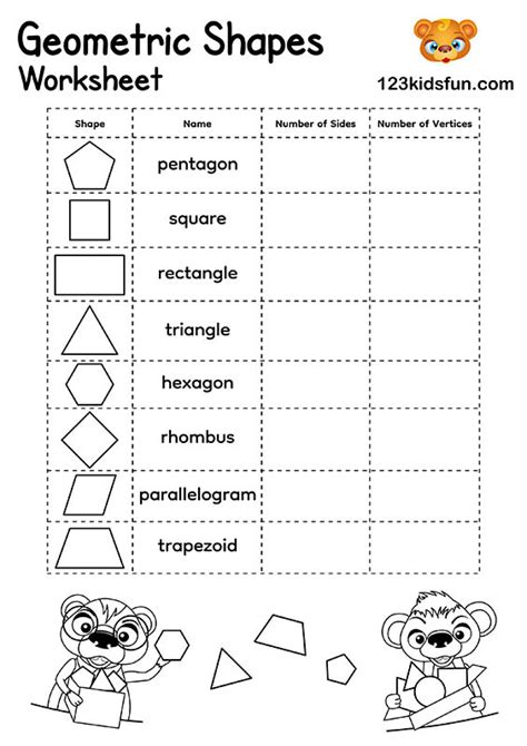 Shapes Worksheets Kindergarten - Worksheets For Kindergarten