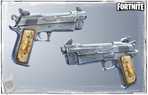 ArtStation - Fortnite - Pistol Concepts, Ben Shafer 2d Game Art, Game Artwork, Gears Of War 3 ...