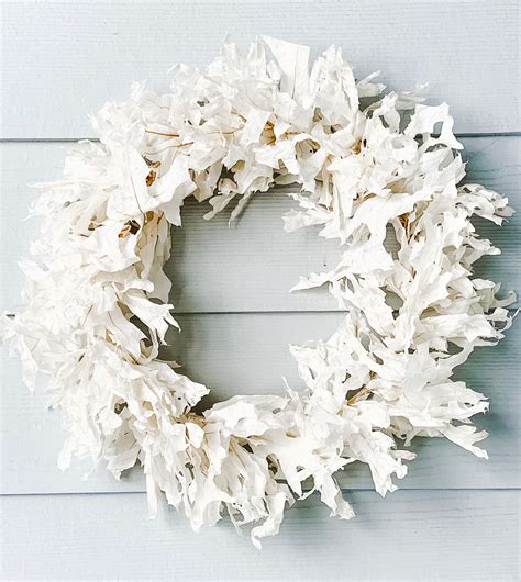 Dried Oak Leaf Wreath (natural) Carmel Florist: Crown and Cloth | Local ...