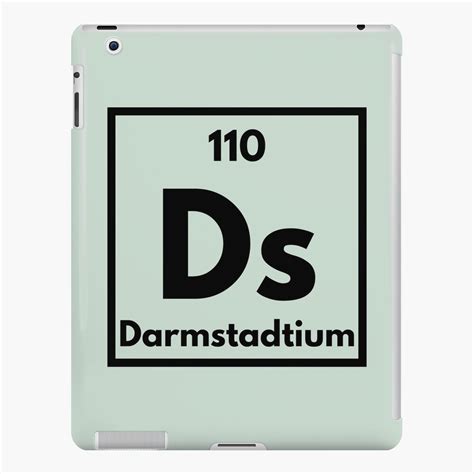 "Periodic Table element number 110 Ds Darmstadtium" iPad Case & Skin for Sale by PeriodicBliss ...