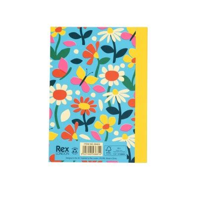 Un joli carnet Jardin fleuri de la marque Rex London