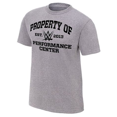 WWE Performance Center Authentic T-Shirt: Amazon.co.uk: Clothing ...