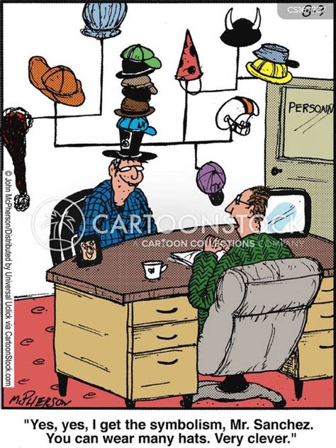 Wear Many Hats Cartoons and Comics - funny pictures from CartoonStock