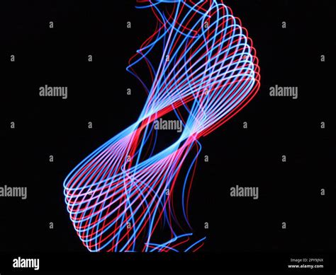 amazing led laser light beam color rapid figures Stock Photo - Alamy