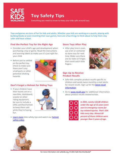 Toy Safety Tips (PDF)|Safe Kids Worldwide