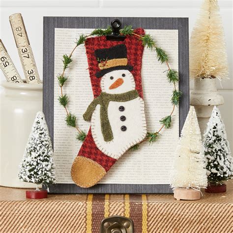 Snowman Stocking Ornament – Buttermilk Basin